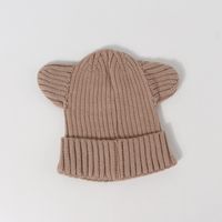 Children's Hats Round Ears Woolen Hats New Cute Baby Hats Warm Knitted Hats Wholesale sku image 1