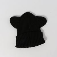 Children's Hats Round Ears Woolen Hats New Cute Baby Hats Warm Knitted Hats Wholesale sku image 2