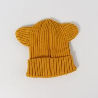 Children's Hats Round Ears Woolen Hats New Cute Baby Hats Warm Knitted Hats Wholesale sku image 3
