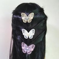 Antiquity Side Clip Style Cute Headdress Word Clip Butterfly Clip Hairpin Wholesale main image 6
