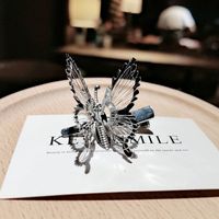 Butterfly Forest Girl Metal Hairpin Hair Clip Wholesale Nihaojewelry sku image 1