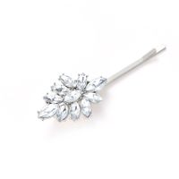 Fashion Diamond Clip Set Pearl Hair Clip Sun Flower Star Leaf Edge Clip sku image 8