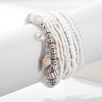 Neue Produkte Auf Dem Markt Naturstein Armband Legierung Muschel Kristall Schmuck Perlen Kette Quasten Armband Hersteller Großhandel sku image 4