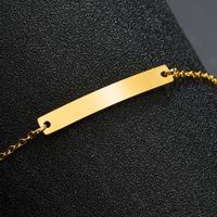 Titanium&stainless Steel Fashion Geometric Bracelet  (steel Color)  Fine Jewelry Nhhf1347-steel-color sku image 2