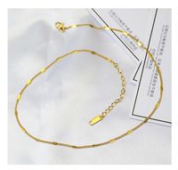 Titanium&stainless Steel Korea Geometric Necklace  (long Rose Alloy)  Fine Jewelry Nhok0524-long-rose-alloy sku image 12