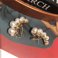 Beads Fashion Geometric Earring  (main Color Alloy Plating)  Fashion Jewelry Nhyq0038-main-color-alloy-plating sku image 1