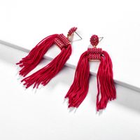 Alloy Fashion Tassel Earring  (a0543pk)  Fashion Jewelry Nhlu0645-a0543pk sku image 1