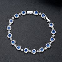 Alloy Korea Geometric Bracelet  (blue-t14d17)  Fashion Jewelry Nhtm0652-blue-t14d17 sku image 1