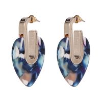 51671 Jujias Neues Produkt Acryl Acetat Herzförmige Ohrringe Schmuck Europa Und Amerika Heiß Verkaufte Ohrringe Grenz Überschreitende E-commerce-direkt Genehmigung sku image 1