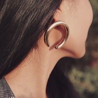 Europäischer Und Amerikanischer Grenz Überschreiten Der Schmuck Mode Kreative Übertriebene Ohrringe Geometrische Runde Persönlichkeit Business Ohrringe Ohrringe sku image 1