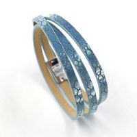 Leather Korea Geometric Bracelet  (a Color)  Fashion Jewelry Nhhm0034-a-color sku image 3