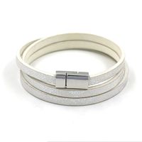 Leather Korea Geometric Bracelet  (a Color)  Fashion Jewelry Nhhm0035-a-color sku image 3