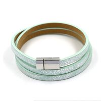 Leather Korea Geometric Bracelet  (a Color)  Fashion Jewelry Nhhm0035-a-color sku image 5