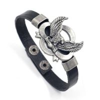 Leather Fashion Animal Bracelet  (black)  Fashion Jewelry Nhhm0017-black sku image 1