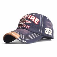 Washed Baseball Cap Cotton Embroidered Patch Hat Men's Hat Peaked Cap Sun Hat sku image 1