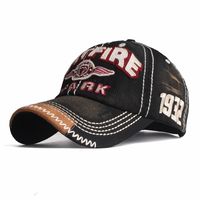 Washed Baseball Cap Cotton Embroidered Patch Hat Men's Hat Peaked Cap Sun Hat sku image 2