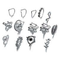 New Butterfly Ring Set Combination Ring 12-piece Set Wholesale main image 3