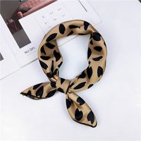 New Spring And Autumn Summer Small Silk Scarf Small Square Towel Women's Korean Professional Variety Decorative Printed Scarf Scarf Wholesale sku image 1