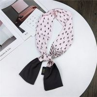 Nouveau Petit Foulard De Soie Femmes De Printemps Et Automne Longue Écharpe Coréenne Mince Étroite Écharpe D'hiver Écharpe Cravate Décoration sku image 8