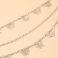 Punk Style Three-layer Hollow Sequin Butterfly Waist Chain Wholesale main image 4