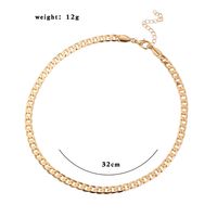 Fashion  Copper Handmade Sequin Collar Gold  Single-layer Necklace main image 6