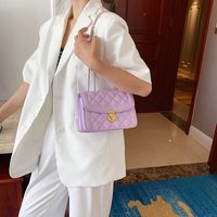 Summer Handbags New Fashion Rhombus Chain Messenger Bag Single Shoulder Square Bag Wholesale main image 6