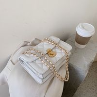 Summer Handbags New Fashion Rhombus Chain Messenger Bag Single Shoulder Square Bag Wholesale main image 4