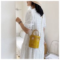 New Portable Crossbody Summer Texture Crocodile Pattern Chain Bucket Bag Wholesale main image 4