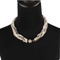 Beads Fashion Bolso Cesta Necklace  (black)  Fashion Jewelry Nhct0457-black sku image 1