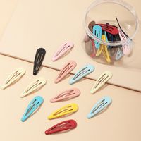 Bb Clip Headdress Candy Color Small Clip Bangs Hairpin Jewelry Set Wholesale sku image 1