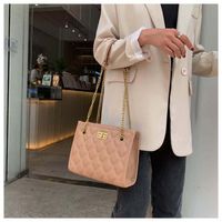 Fashion Korean Single Shoulder Messenger Rhombus Chain Bag sku image 2