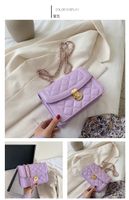 Summer Handbags New Fashion Rhombus Chain Messenger Bag Single Shoulder Square Bag Wholesale sku image 2