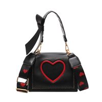 Fashion All-match Shoulder Bag Love Lady Handbag  Crossbody Bag sku image 2