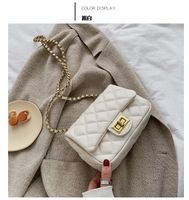 All-match Messenger New Fashion One-shoulder Diamond Chain Small Square Bag Wholesale sku image 4