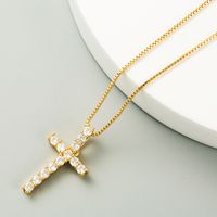 Korean O Word Chain Geometric Letter Necklace Letter Love Clavicle Chain Hip Hop Necklace Wholesale sku image 20