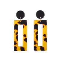 Acétate Acrylique Plaque Rectangulaire Boucles D'oreilles Personnalisé Boucles D'oreilles Europe Et En Amérique Croix Frontière Souhaite  Chaude Boucles D'oreilles sku image 3