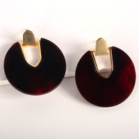 Acrylic Vintage Geometric Earring  (red)  Fashion Jewelry Nhll0337-red sku image 5