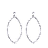 Imitated Crystal&cz Simple Geometric Earring  (black)  Fashion Jewelry Nhas0639-black sku image 1