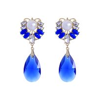 Alloy Fashion Geometric Earring  (blue-1)  Fashion Jewelry Nhqd6244-blue-1 sku image 1