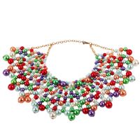 Hot Sale Europäische Und Amerikanische Neue Accessoires Luxus Übertrieben Böhmische Hand Gefertigte Perlen Halskette Zusammenstellung sku image 6