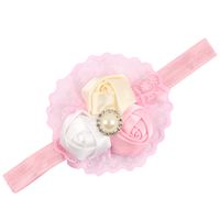 Nouvelle Européen Et Américain Enfants De Bande De Cheveux Rose Bourgeon Soie Bébé Cheveux Accessoires 8 Couleurs En Option sku image 8