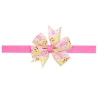 New Children's Print Cartoon Bowknot Haarband Baby Kopfschmuck Spot sku image 41