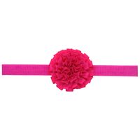 Européen Et Américain De Style Enfants Bande De Cheveux Bébé Plissée Bébé Élastique Bandeau Cheveux Accessoire Solide Couleur Rouleau Fleur Bandeau 12 Couleurs sku image 7