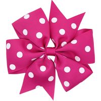 Européen Et Américain Enfants De Polka Dot Queue D'aronde Arc Barrettes Bébé Polka Dot Hairware Commerce Extérieur  11cm sku image 8