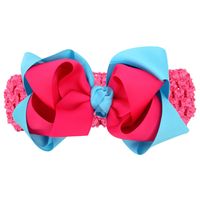 Cloth Fashion Flowers Hair Accessories  (watermelon Red And Blue Wide Hair Band)  Fashion Jewelry Nhwo1007-watermelon-red-and-blue-wide-hair-band sku image 12