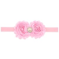 Enfants De Tournesol Perle Bande De Cheveux Bébé Minable Fleur Bandeau Cheveux Accessoires Solide Couleur Double Laine Côté Fleur Plus Forage Corde sku image 20