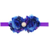 Enfants De Tournesol Perle Bande De Cheveux Bébé Minable Fleur Bandeau Cheveux Accessoires Solide Couleur Double Laine Côté Fleur Plus Forage Corde sku image 24