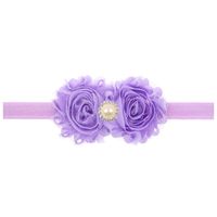 Enfants De Tournesol Perle Bande De Cheveux Bébé Minable Fleur Bandeau Cheveux Accessoires Solide Couleur Double Laine Côté Fleur Plus Forage Corde sku image 35