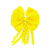 Doppels Chichtige Bowknot Haarnadel Pull Roll Streamer Enten Schnabel Clip Kinder Kopfschmuck Haarschmuck Großhandel sku image 2