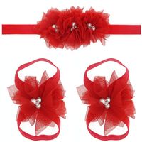 Cloth Fashion Flowers Hair Accessories  (red)  Fashion Jewelry Nhwo0801-red sku image 1